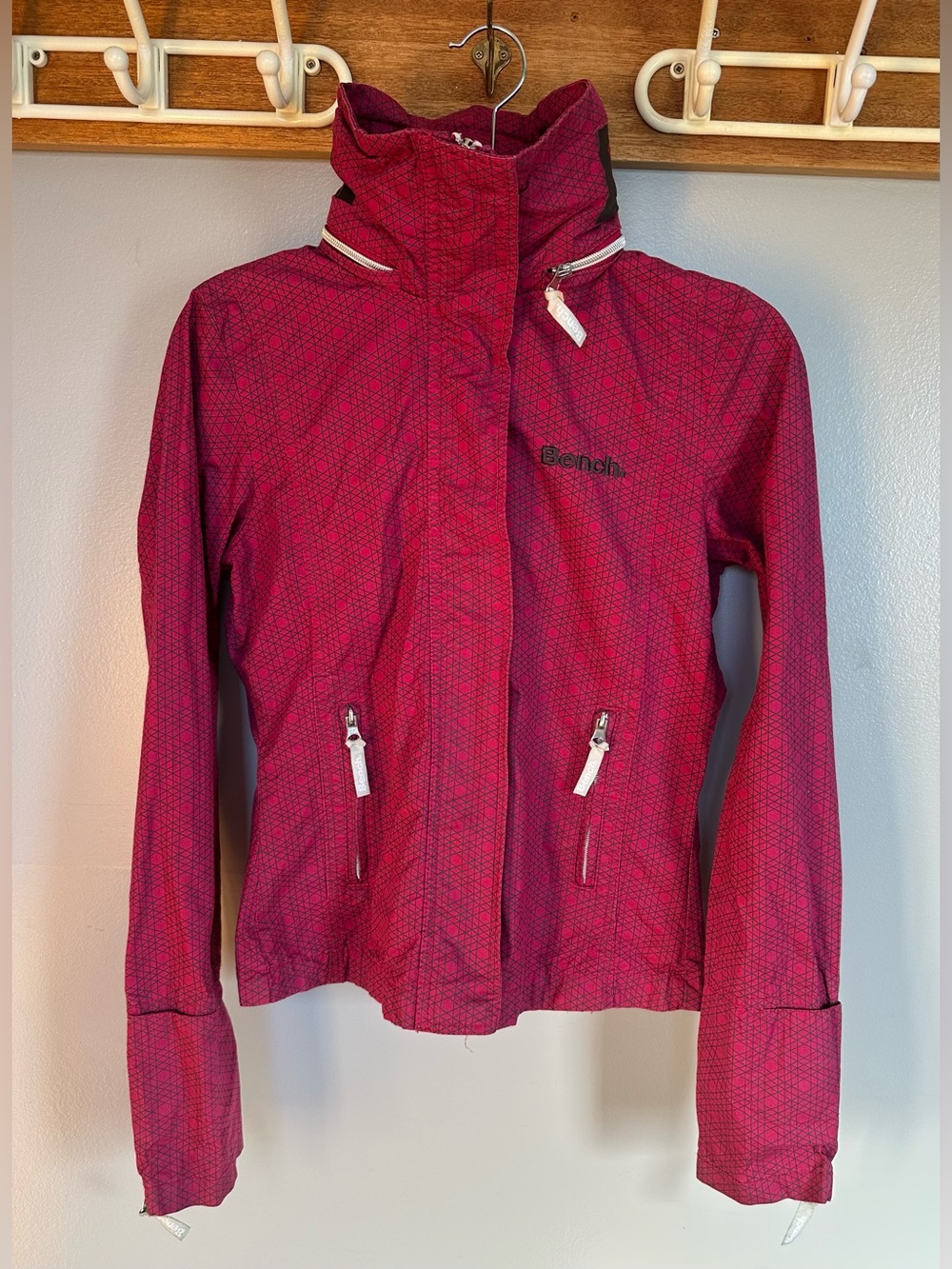 Bench Women's fuchsia spring windbreaker “BBQ” jacket